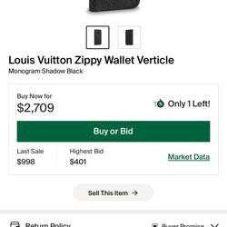 LOUIS VUITTON ZIPPY WALLET MONOGRAM