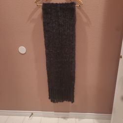 Real Fur Stole,Scarf (Purple)