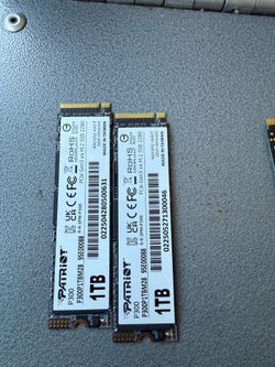 Patriot 2 1TB SSD’s