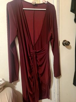 Burgundy  FASHIONOVA Dress 