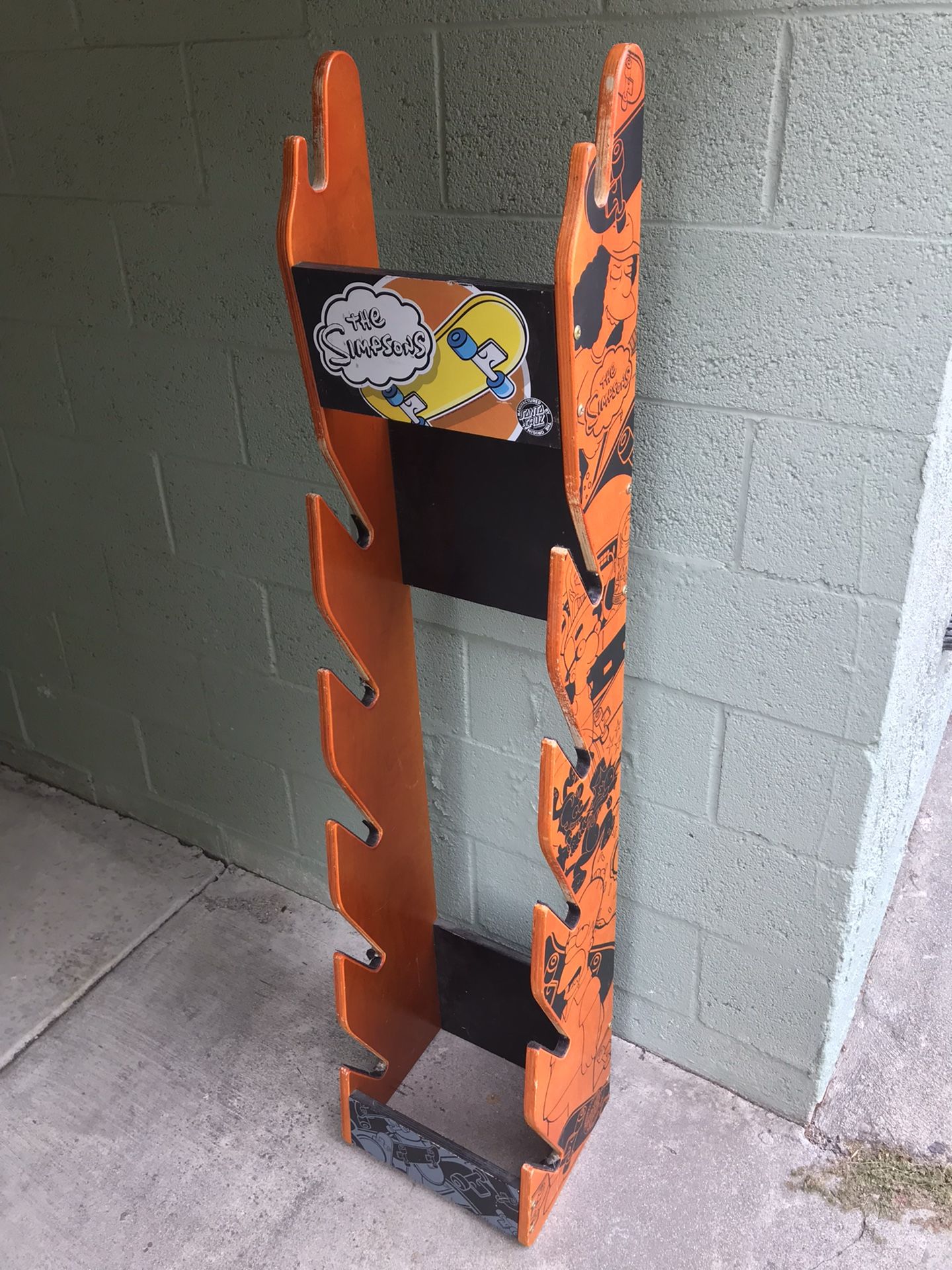 Simpsons X Santa Cruz Skateboard Rack