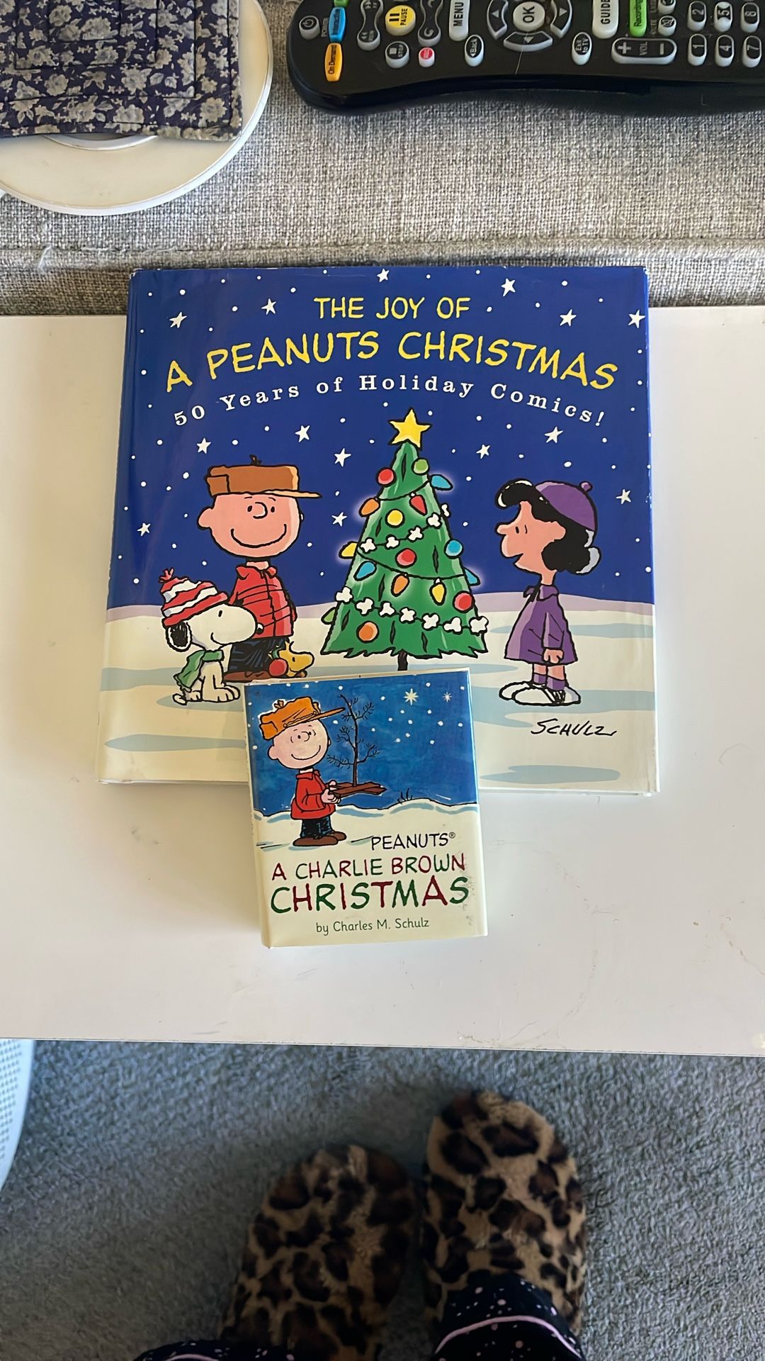 2 Peanuts Christmas books