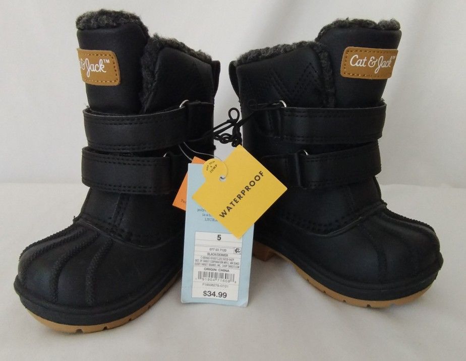 Cat & Jack New With Tag Toddler Waterproof Boots