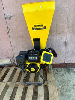 Champion 3 in. Dia 224 cc 2-in-1 Upright Gas Powered Wood Chipper Shredder