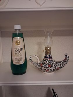 Porcelain Genie Lamp