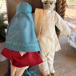 Muslim Culture Soft Vintage Doll Set Burka Comes Off 