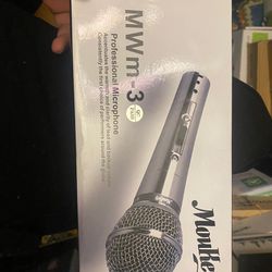 Microphone, MouKey MWm-3 Professional, New