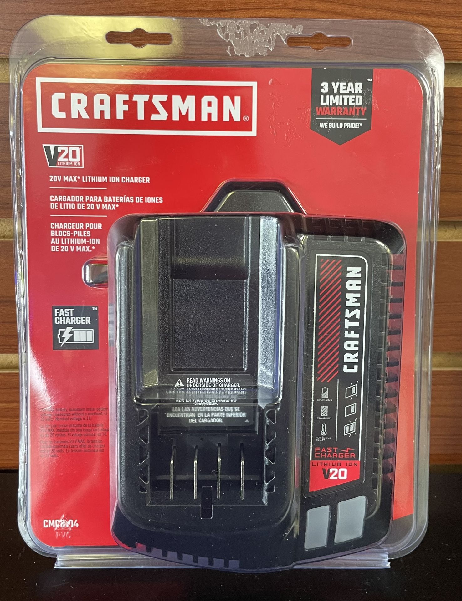 BRAND NEW SEALED Craftsman CMCB104 V20 20V MAX Lithium Ion Battery Charger