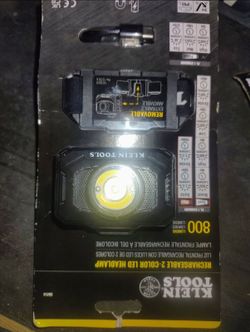 Klein rechargeable headlamp