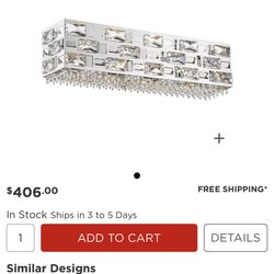 Aludra by Z-Lite Chrome 4 Light Vanity