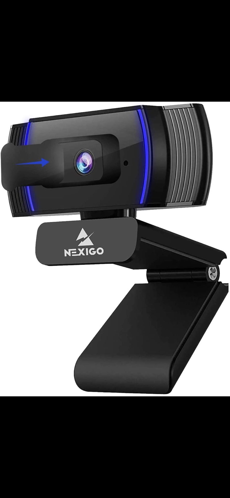NexiGo N930AF Webcam with Software Control, Stereo Microphone and Privacy Cover, Autofocus, 1080p FHD USB Web Camera, Compatible with Zoom/Skype/Teams