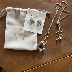 Kendra Scott Vanessa Drop Earrings And Pendant Necklace