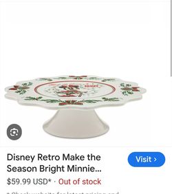 Disney cake stand minnie mouse