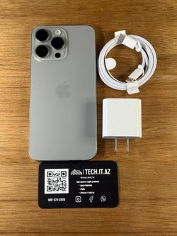 📱 iPhone 15 Pro Max | 256GB | Natural Titanium | Cricket Only | Hablo Español