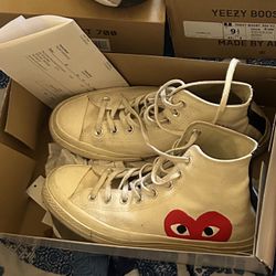 Cdg converse size 9.5 top
