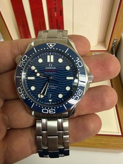 Omega Seamaster Diver 300M Blue Dial 42mm Full Set