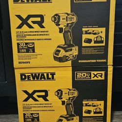 DEWALT XR 1/4" 3-SPEED IMPACT DRIVER KIT 