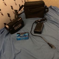 Vintage JVC Video Camera With Cassette Tapes Included 