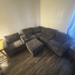Used couch plus ottoman