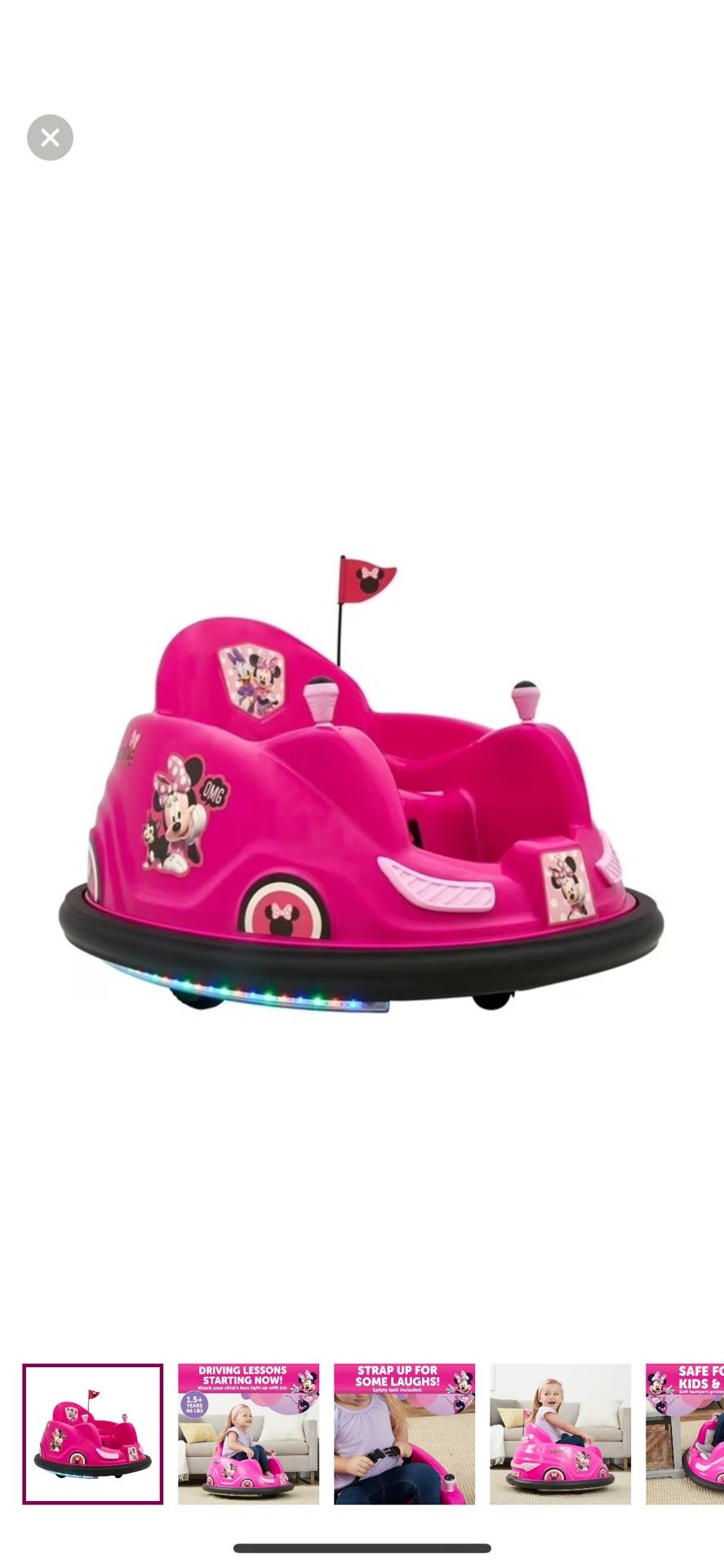 Minnie Mouse Bumper Car