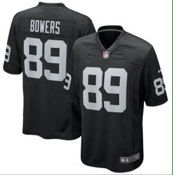 Raiders Bowers Black Jersey S M L XL XXL