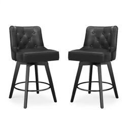 Black Barstool Set Of 2 New In Box $85 For The Pair 