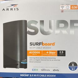 Arris WiFi Cable Modem/Router Surfboard G36
