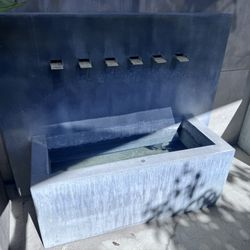 Restoration Hardware MODERNIST WALL FOUNTAIN G-SPOUT TROUGH