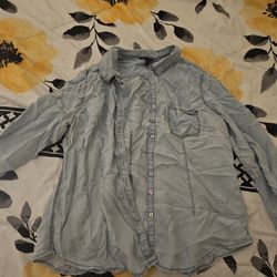 Denim Long Sleeve Shirt 