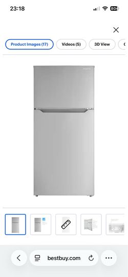 Insignia silver fridge