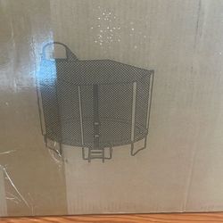 Lime Green, Trampoline With Basketball Hoop Very Nice Color . Brand New Unopened Box  Merax 14 Foot, Round. Trampoline With Basketball Hoop