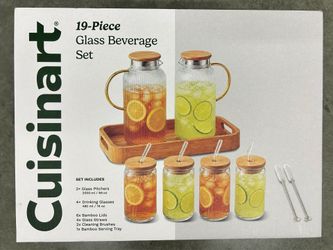 New Glass Beverage Set