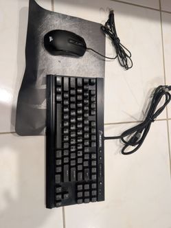 Corsair Mechanical Keyboard, Mouse, and Mousepad Bundle