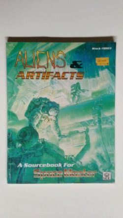 D&D~! Aliens and Artifacts magazine - A sourcebook book for SpaceMaster by I.C.E.