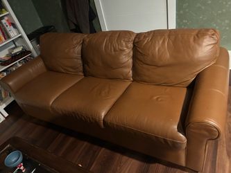 Leather couch