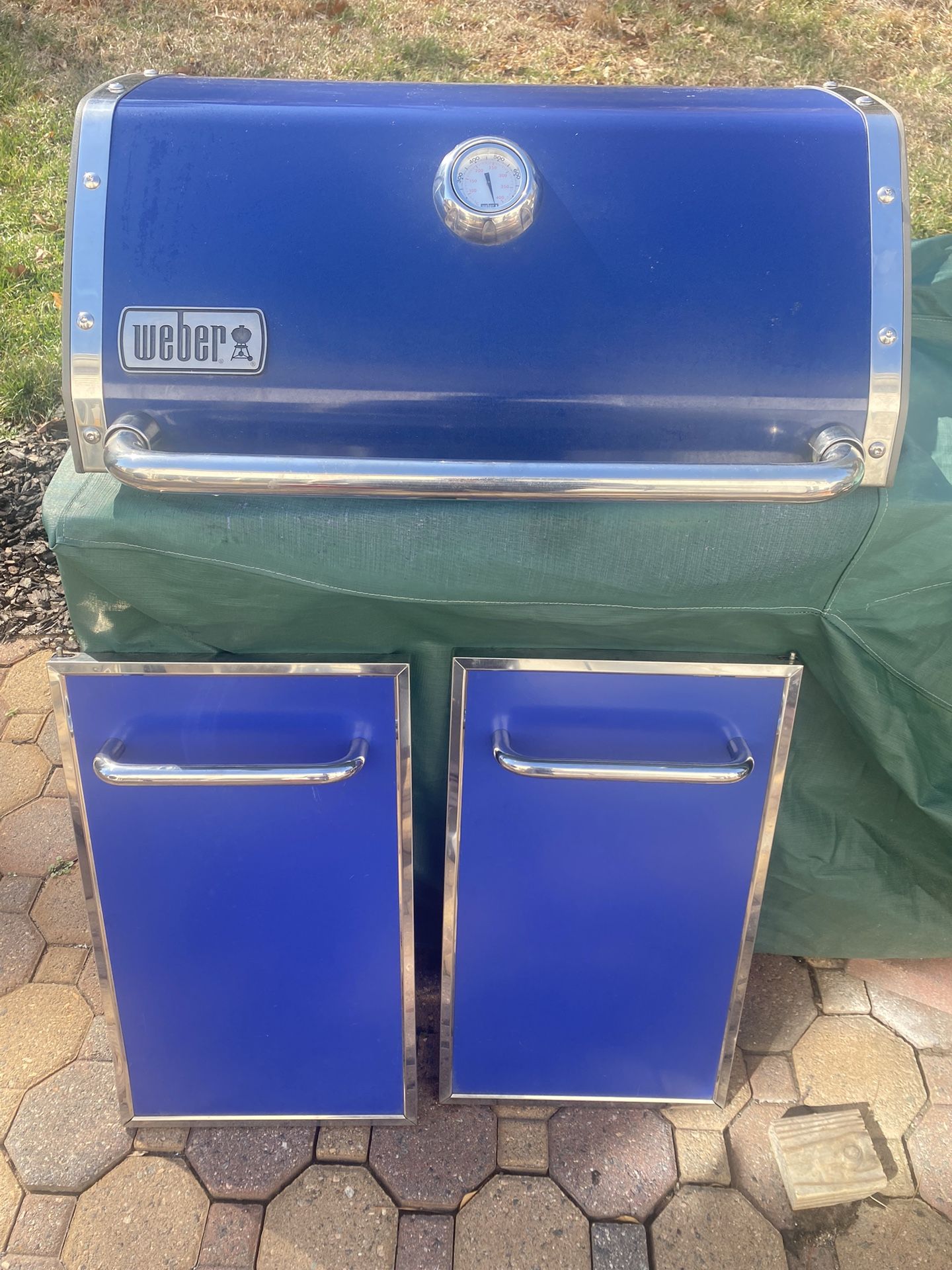 Weber Genesis Doors/Lid (blue)