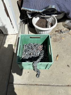 65 Feet of Heavy Duty 3/8 inch Galvanized Anchor Chain