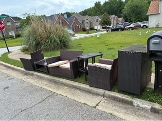 Free patio furniture set