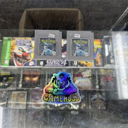 Pokemon Silver Gameboy Authentic $65-$75 Each Gamehogs 11am-7pm