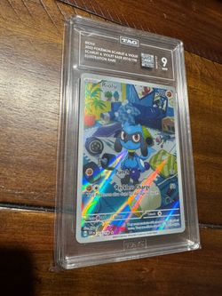 2023 Pokemon Scarlet & Violet Riolu Illustration Card 215/198 TAG 9