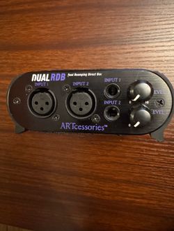 Art RDB dual 2 channel re-amp box recording device
