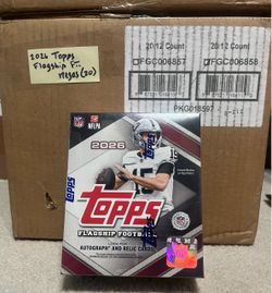 2026 Topps Flagship football megas - sealed case