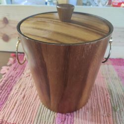 RETRO TEAK ICE BUCKET