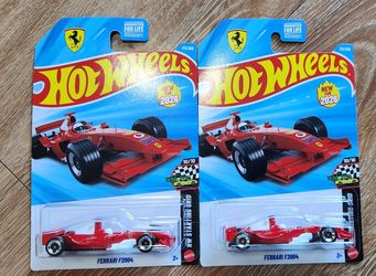 New 2026 Hot Wheels N case Ferrari f2004 lot of 2