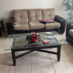 Couch, Love Seat, Coffee Table, Two Side Tables