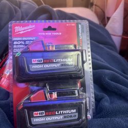 milwaukee 6ah high voltage batteries