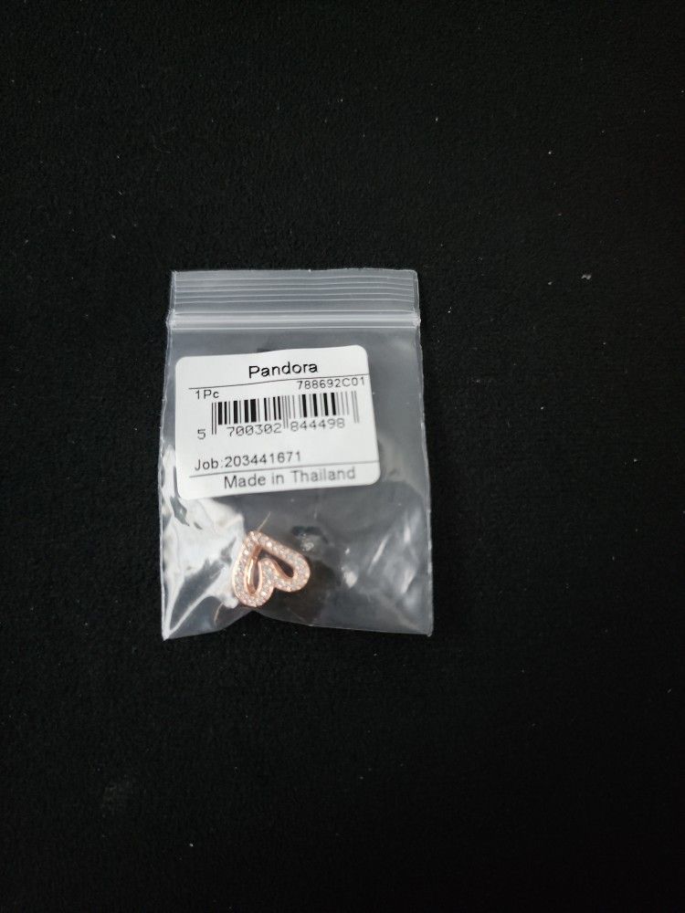 Authentic Pandora Heart Charm
