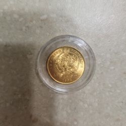 1892 Austria 4 Florins / 10 Francs Gold Coin