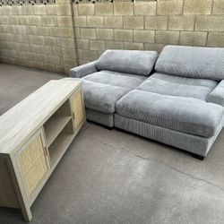 Free Couch And Entertainment Center