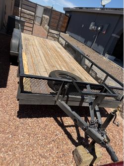 16ft long by 7ft utility trailer